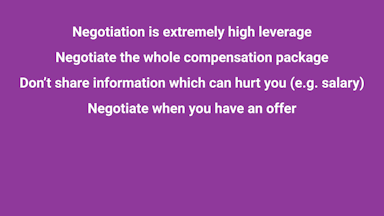 Negotiation Course: Help Us Help You